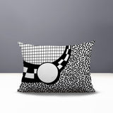 Dotrix Abstract Reversible Indoor/Outdoor Lumbar Pillow