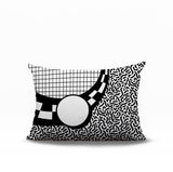 Dotrix Abstract Reversible Indoor/Outdoor Lumbar Pillow