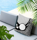 Dotrix Abstract Reversible Indoor/Outdoor Lumbar Pillow