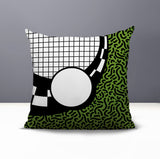 Dotrix Abstract Reversible Indoor/Outdoor Square Pillow