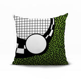 Dotrix Abstract Reversible Indoor/Outdoor Square Pillow