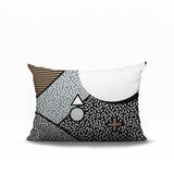 Dotrix Abstract Reversible Indoor/Outdoor Lumbar Pillow