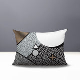 Dotrix Abstract Reversible Indoor/Outdoor Lumbar Pillow