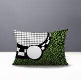 Dotrix Abstract Reversible Indoor/Outdoor Lumbar Pillow