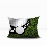Dotrix Abstract Reversible Indoor/Outdoor Lumbar Pillow