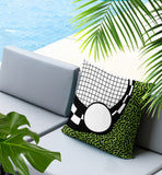 Dotrix Abstract Reversible Indoor/Outdoor Lumbar Pillow