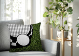Dotrix Abstract Reversible Indoor/Outdoor Lumbar Pillow