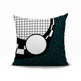 Dotrix Abstract Reversible Indoor/Outdoor Square Pillow