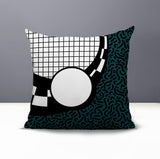 Dotrix Abstract Reversible Indoor/Outdoor Square Pillow