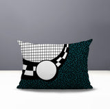 Dotrix Abstract Reversible Indoor/Outdoor Lumbar Pillow