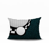 Dotrix Abstract Reversible Indoor/Outdoor Lumbar Pillow