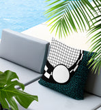 Dotrix Abstract Reversible Indoor/Outdoor Lumbar Pillow