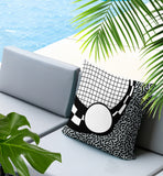 Dotrix Abstract Reversible Indoor/Outdoor Lumbar Pillow