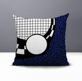 Dotrix Abstract Reversible Indoor/Outdoor Square Pillow
