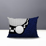 Dotrix Abstract Reversible Indoor/Outdoor Lumbar Pillow