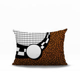 Dotrix Abstract Reversible Indoor/Outdoor Lumbar Pillow
