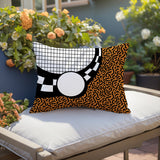 Dotrix Abstract Reversible Indoor/Outdoor Lumbar Pillow