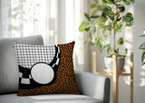 Dotrix Abstract Reversible Indoor/Outdoor Lumbar Pillow