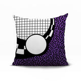 Dotrix Abstract Reversible Indoor/Outdoor Square Pillow