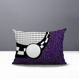 Dotrix Abstract Reversible Indoor/Outdoor Lumbar Pillow
