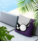 Dotrix Abstract Reversible Indoor/Outdoor Lumbar Pillow