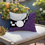 Dotrix Abstract Reversible Indoor/Outdoor Lumbar Pillow