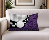 Dotrix Abstract Reversible Indoor/Outdoor Lumbar Pillow