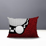 Dotrix Abstract Reversible Indoor/Outdoor Lumbar Pillow