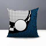 Dotrix Abstract Reversible Indoor/Outdoor Square Pillow