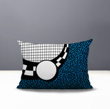 Dotrix Abstract Reversible Indoor/Outdoor Lumbar Pillow