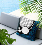 Dotrix Abstract Reversible Indoor/Outdoor Lumbar Pillow