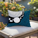 Dotrix Abstract Reversible Indoor/Outdoor Lumbar Pillow