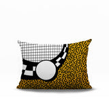 Dotrix Abstract Reversible Indoor/Outdoor Lumbar Pillow