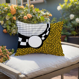 Dotrix Abstract Reversible Indoor/Outdoor Lumbar Pillow