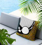 Dotrix Abstract Reversible Indoor/Outdoor Lumbar Pillow