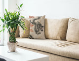 Chinese Dragon Faux Linen Lumber Pillow