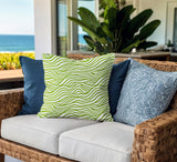 Drewe Ocean Wave Square Indoor/Outdoor Throw Pillow