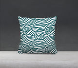 Drewe Ocean Wave Square Indoor/Outdoor Throw Pillow