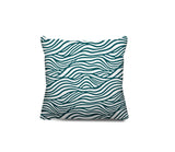 Drewe Ocean Wave Square Indoor/Outdoor Throw Pillow