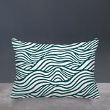 Drewe Ocean Wave Lumbar Indoor/Outdoor Throw Pillow
