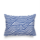 Drewe Ocean Wave Lumbar Indoor/Outdoor Throw Pillow