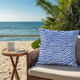Drewe Ocean Wave Lumbar Indoor/Outdoor Throw Pillow