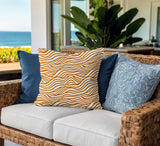 Drewe Ocean Wave Lumbar Indoor/Outdoor Throw Pillow