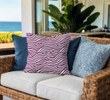 Drewe Ocean Wave Square Indoor/Outdoor Throw Pillow