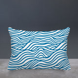 Drewe Ocean Wave Lumbar Indoor/Outdoor Throw Pillow