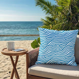 Drewe Ocean Wave Lumbar Indoor/Outdoor Throw Pillow