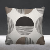 Dubo Abstract Outdoor Reversible Throw Square Pillow