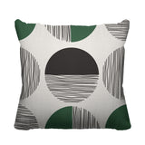 Dubo Abstract Outdoor Reversible Throw Square Pillow
