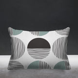 Dubo Abstract Outdoor Reversible Throw Rectangular Pillow