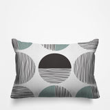 Dubo Abstract Outdoor Reversible Throw Rectangular Pillow